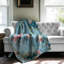 Shabby Blue Roses - 1 pièce Sherpa Premium-101596453