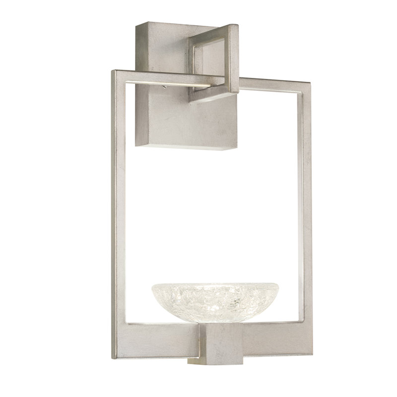 Applique murale 14,75 po Delphi, Argent