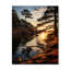Horloge murale moderne Jasniel - Paysages-1138664593