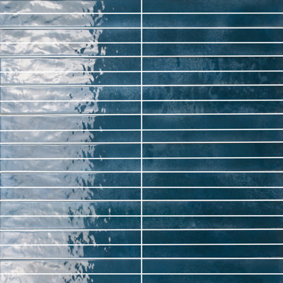 Makalu 2" x 20" Zellige Porcelain Wall Tile