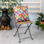 icon Indoor and Outdoor Waterproof Filled Cushion Set of 4 Rainbow Chevron