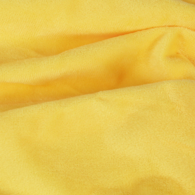 Velvet Pillowcase - Set of 2, King, Yellow