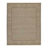 Distressed Homage Hand Knotted Wool Animal Print Area Rug