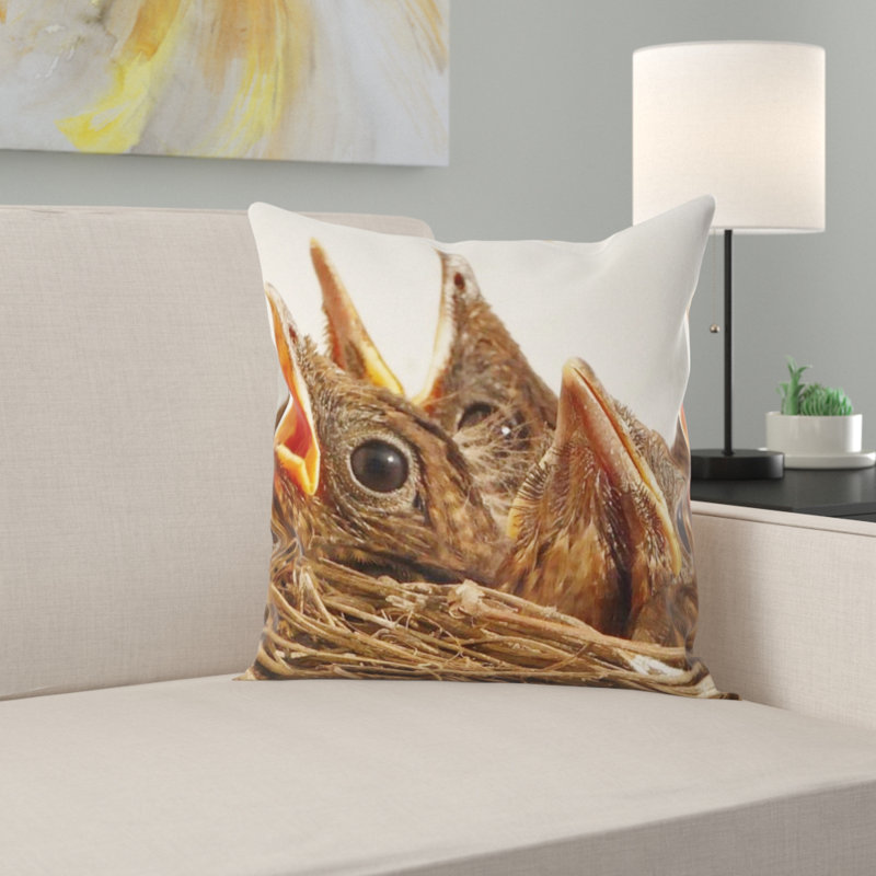 Coussin oiseau