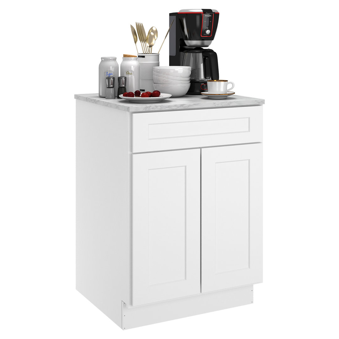 Cozy Design 34.5'' H Sink Base Cabinet HOMEIBRO 