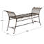 Banc de jardin en métal Kyel-15477479