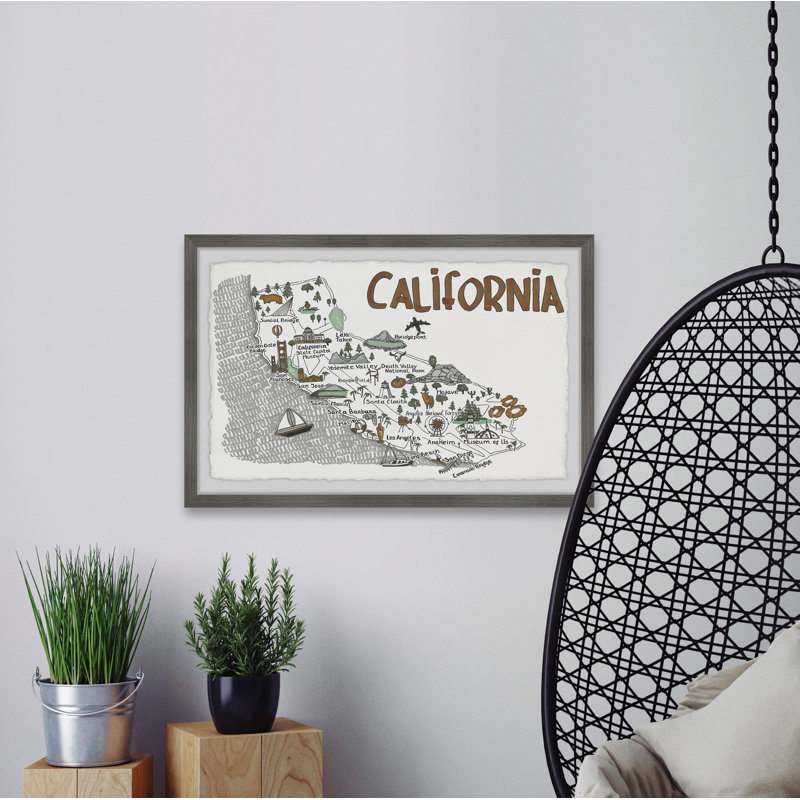 "Ultimate California Roadtrip III" par - cadre photo, impression, H 20 po x l 30 po x P 1,5 po