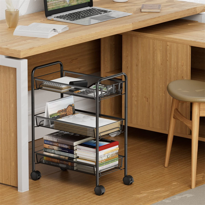 Fehling 62.99cm H x 114.3cm W Cart with Wheels