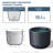 13.5 In. Medium Concrete Round Planter / Pot With Drainage Holes-608076885