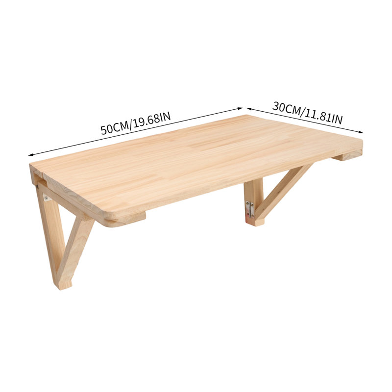 Foldable Steel Floating Desk, 3cm H x 50cm W x 30cm D