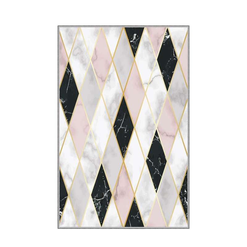Premium Hall Carpet, 3D Digital Printed, 39.4 x 59.1 Inches | 100% Polyester, Antibacterial, Non-Slip Underside | Pile Height: 0.04 Inches, Machine Washable, Ideal for Living Room & Entryway Decor