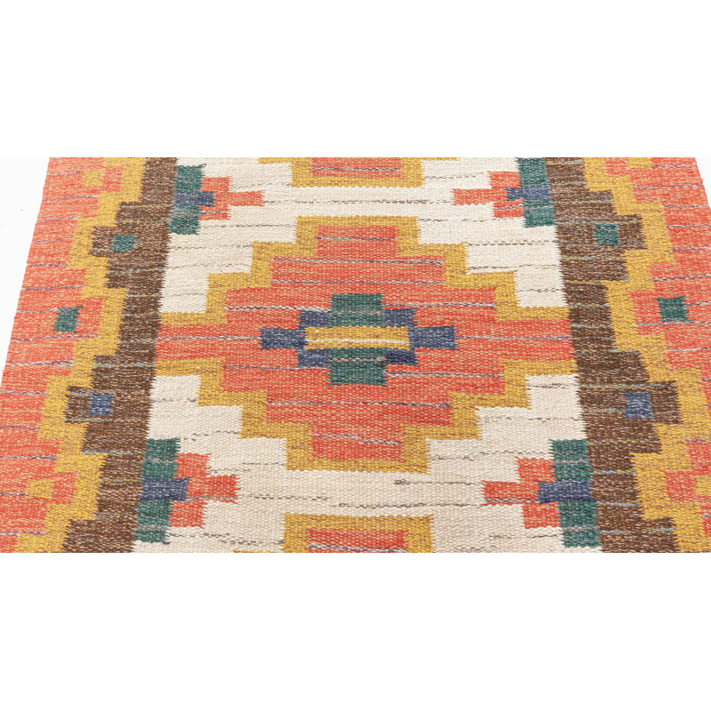 One-of-a-Kind Runner 3'2" X 7'6" Hand Knotted Area Rug
