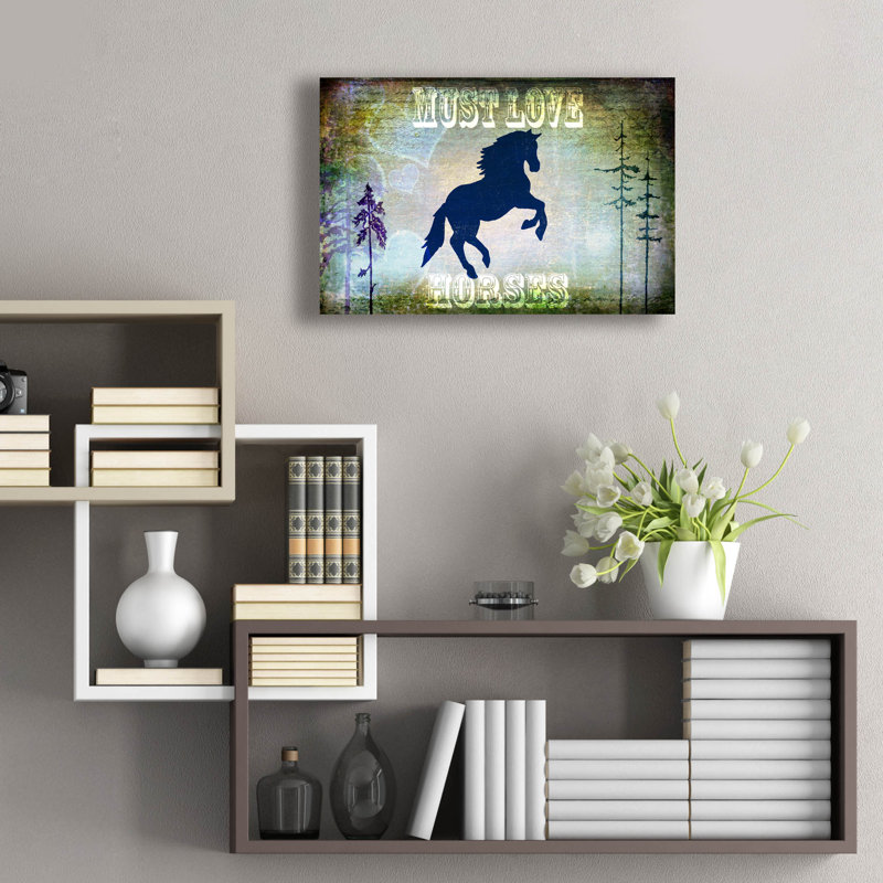 «Country Horse II» par Lightbox Journal, H 16 po x l 24 po x P 0,2 po