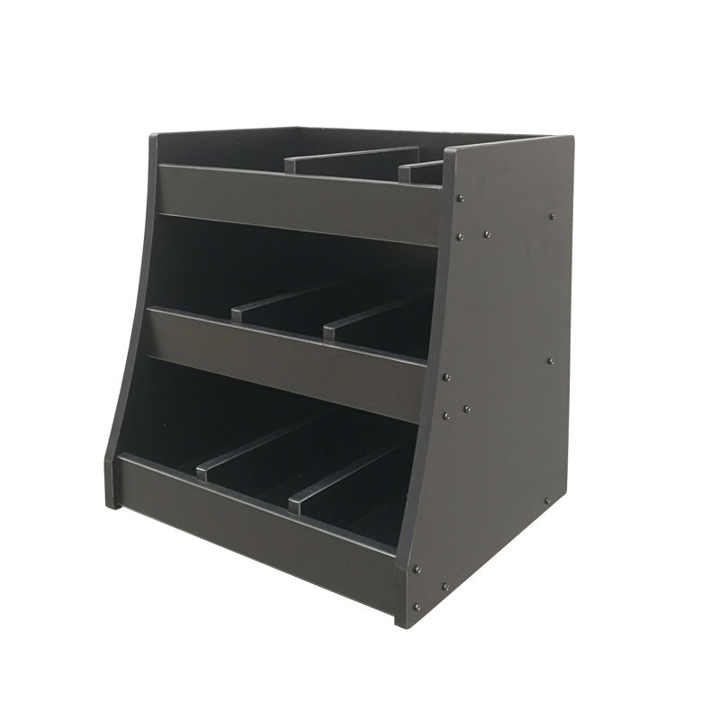 Support et distributeur de condiments en plastique FixtureDisplays