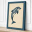 Leaping Dolphin Coastal - Wrapped Canvas-2113617684-2113617694