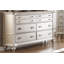 Commode 1 chambre classique avec tiroirs de rangement en argent antique