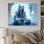 «Apostolique azur Christianity Art I» sur toile