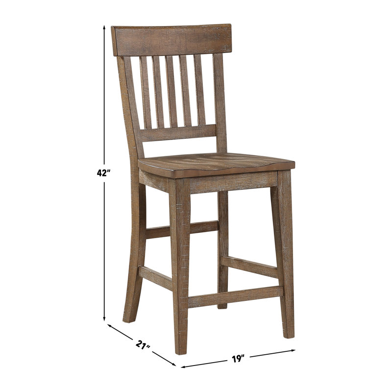 Surbit Ballam 24" Wood Counter Stool