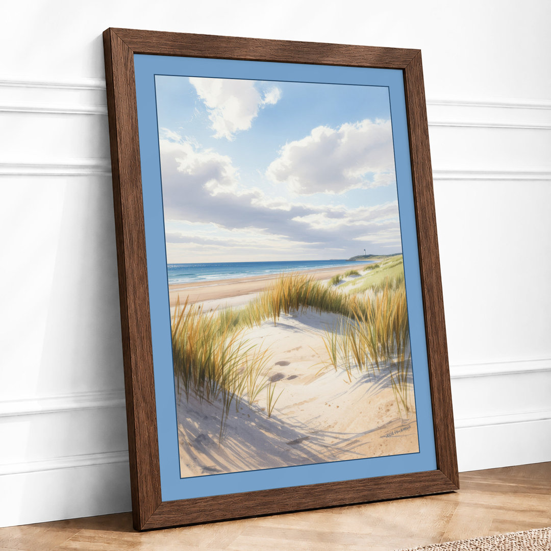 Dunes at Rest Coastal - Framed Print