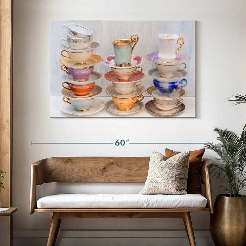 Tasses à thé Senne Vintage, H 32 po x l 48 po