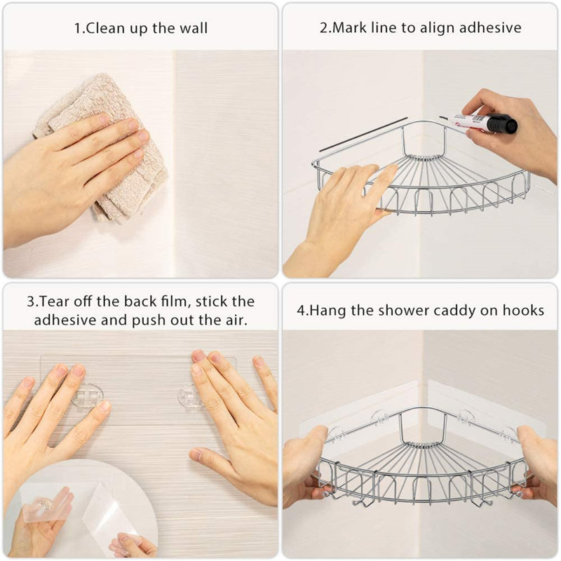 Telauges Stainless Steel Shower Caddy