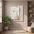 Three-Dimensional Sandstone Plant Wall With Illuminated Mural-109043687