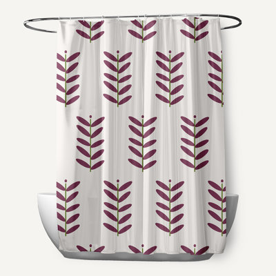 Altom Floral Shower Curtain