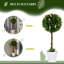 60cm Faux Flowering Topiary in Pot-1635763365