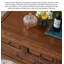 Table basse rustique en bois massif rétro-110942219