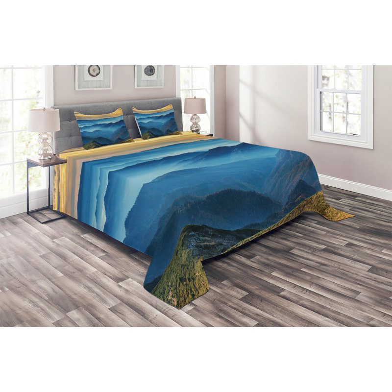 Modern & Contemporary Polyester Coverlet, King Bedspread + 2 Shams