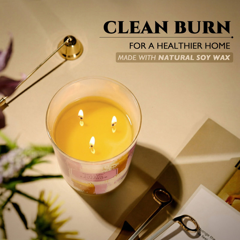 Citron lavande | Bougies parfumées 3-Wick Homelights