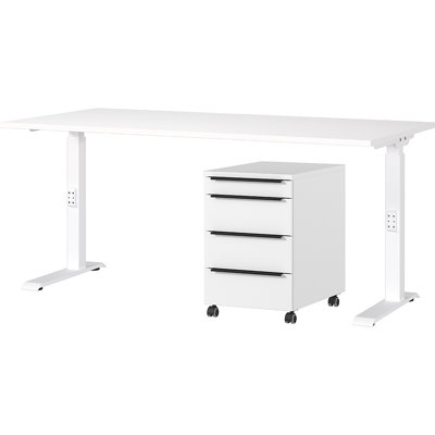Mapua 2 Piece Standing Desk Office Set