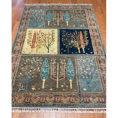 Wool Floral Indoor Rug