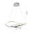 Modern Chrome LED Acrylic Chandelier-1371388936