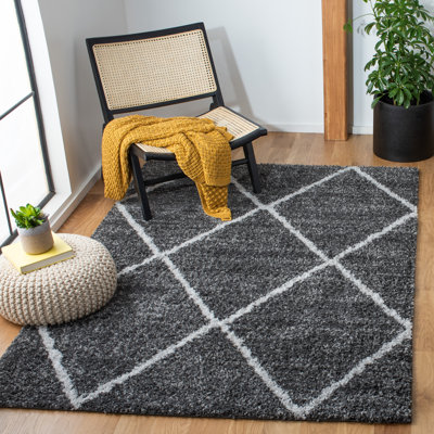 Pouliot Shag 500 Performance Geometric Rug