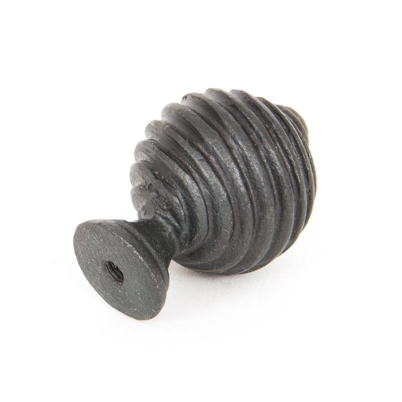 Twist 30mm Diameter Round Knob, Beeswax