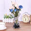 Vase en verre bleu 8 po