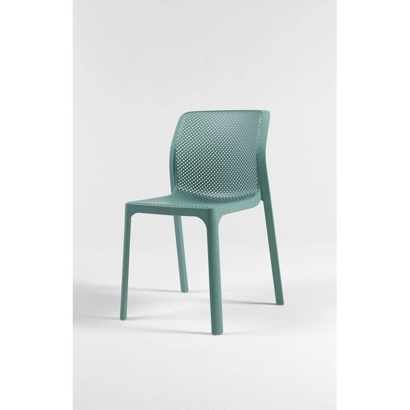 Bit Outdoor Dining Side Chair, Willow