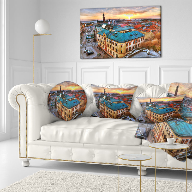 Coussin décoratif coloré City Landscape - Cityscape