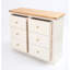 6 Drawer 110cm W Double Dresser-20598465