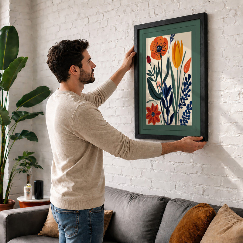 Arrangement Botanical - Framed Print, Unframed, A1 - 84.1 x 59.4 cm
