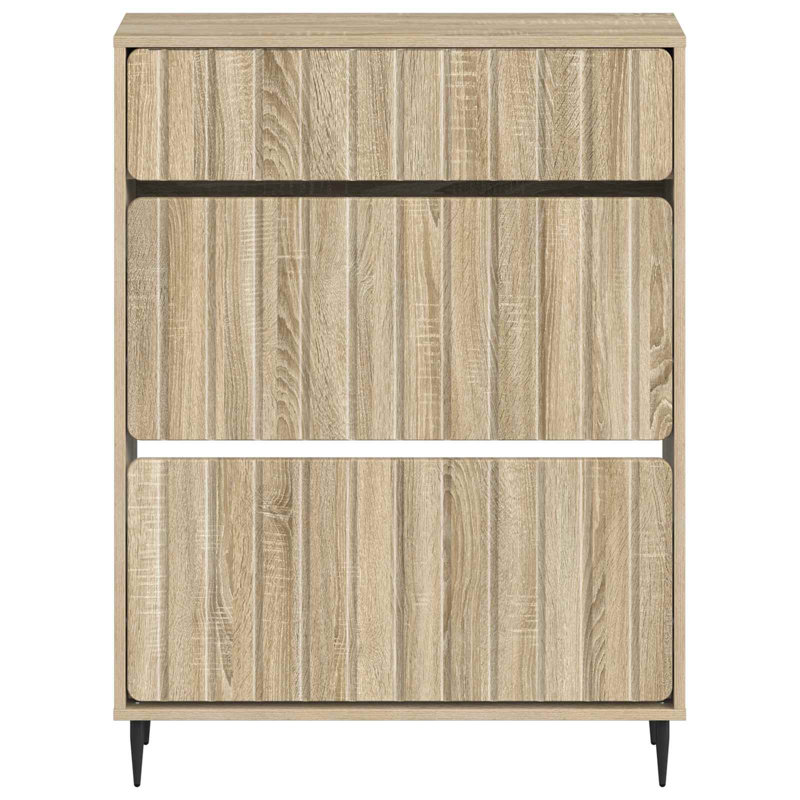 Shoe Storage, 103 cm H x 78 cm W x 24 cm D, Sonoma Oak