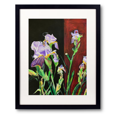 Bearded Irises Print by Owen Brown