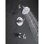 Nicoli 14 Series H2Okinetic Bathtub and Shower Faucet Set, Chrome Shower Head and Handle Set, Valve Trim Kit, Chrome (Valve Included)-50198991