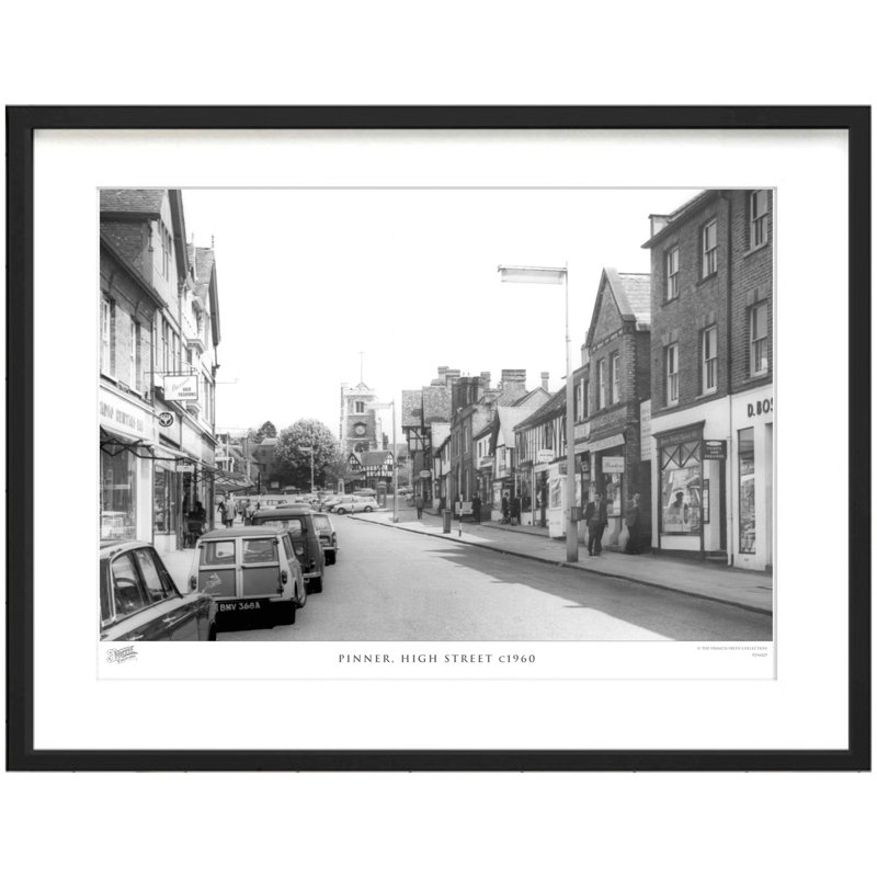 Pinner, High Street C1960 by Francis Frith - Single Picture Frame Print, 28cm H x 36cm W x 2.3cm D