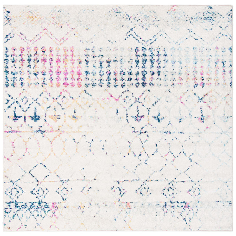 Tapis ivoire Lorenco, Carré 3 pi