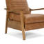 Fauteuil inclinable à accoudoirs en bois-82472934