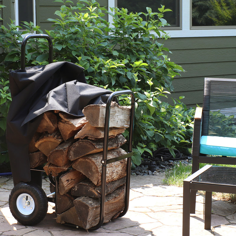 Bolton 22'' W x 26" D Metal Log Rack