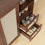 Buffet en rotin avec tablette réglable-405221103