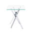 Table de bout carrée en verre transparent 17,72 po-89752816-89752718